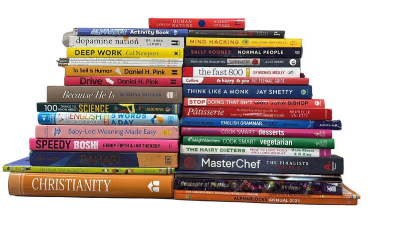 JOBLOT NUMBER 122: 30 Mixed Books Collection - Paperback - I 22 Books2Door