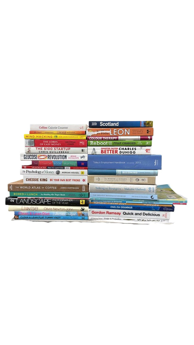 JOBLOT NUMBER 78: 30 Mixed Books Collection - Paperback - I 22 Books2Door