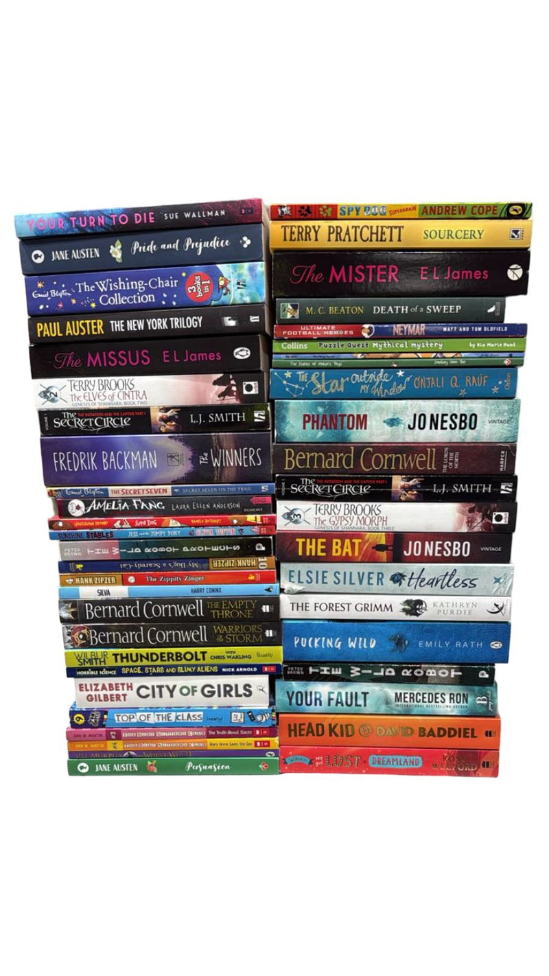 JOBLOT NUMBER 89: 45 Fiction/Children's Mix Books Collection - Paperback - I 22 Books2Door