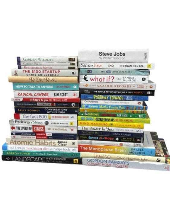 JOBLOT NUMBER 92: 35 Mixed Books Collection - Paperback - I 22 Books2Door
