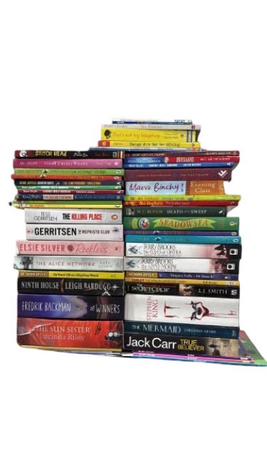 JOBLOT NUMBER 85: 40 Fiction/Children's Mix Books Collection - Paperback - I 22 Books2Door