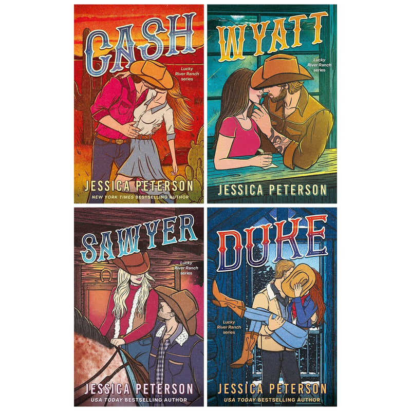 Lucky River Ranch Series by Jessica Peterson 4 Books Collection Set - Fiction - Paperback Fiction Hachette