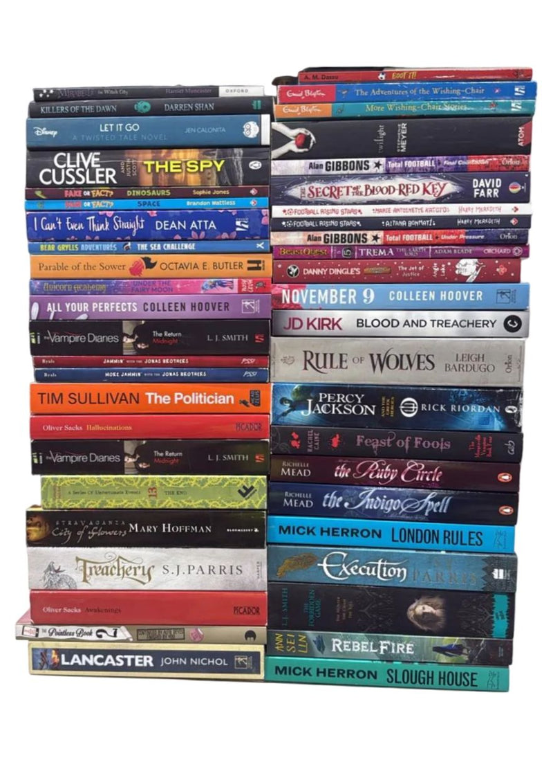 JOBLOT NUMBER 112: 40 Fiction/Children's Mix Books Collection - Paperback - I 22 Books2Door