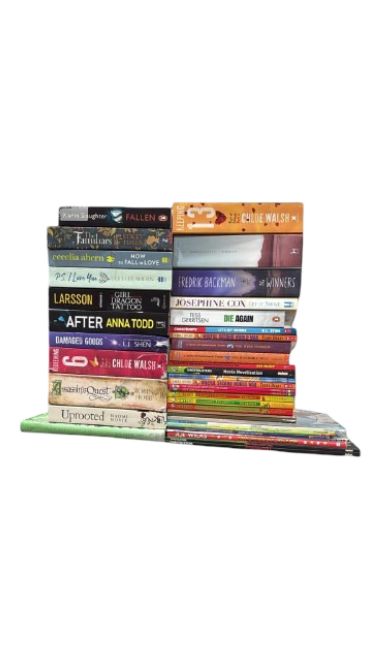 JOBLOT NUMBER 71: 40 Fiction/Children's Mix Books Collection - Paperback - I 22 Books2Door