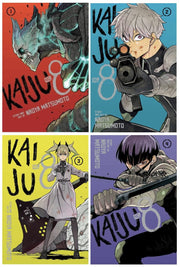 Kaiju No. 8 Series (Vol. 1-4) by Naoya Matsumoto 4 Books Collection Set - Manga - Paperback Graphic Novels Viz Media, LLC