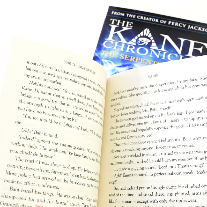 The Kane Chronicles 4 Books Collection By Rick Riordan - Ages 9-14 - Paperback 9-14 Puffin