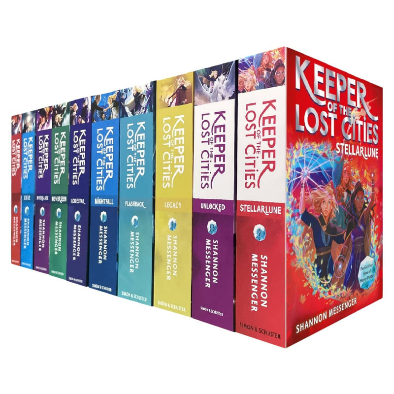 Keeper of the Lost Cities by Shannon Messenger 10 Books Collection Set - Ages 8+ - Paperback 9-14 Simon & Schuster Ltd