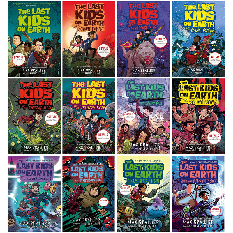 Last Kids on Earth Series by Max Brallier 12 Books Collection Set - Ages 8-12 - Paperback