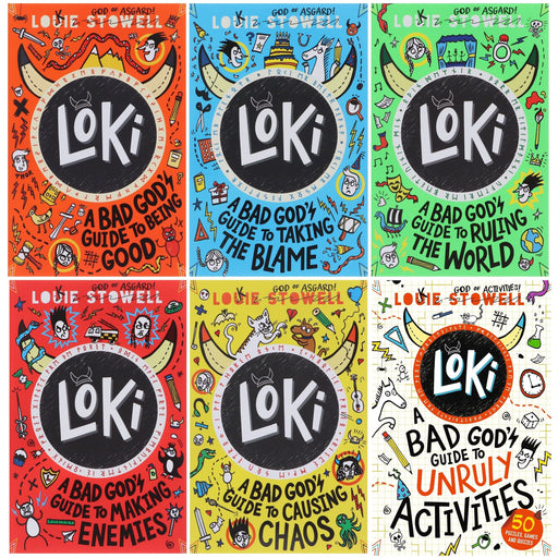 Loki: A Bad God’s Guide Series by Louie Stowell 6 Books Collection Set - Ages 9-12 - Paperback 9-14 Walker Books Ltd