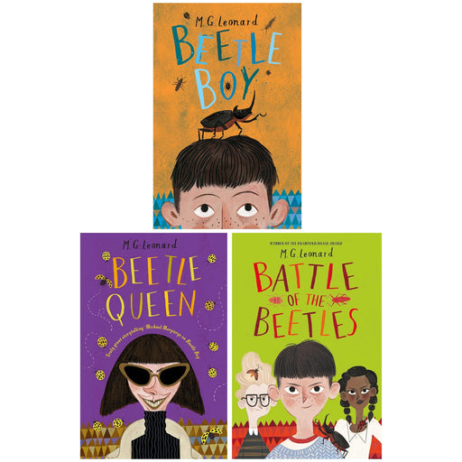 Beetle Boy Series by M.G. Leonard 3 Books Collection Set - Ages 9+ - Paperback 9-14 Chicken House Ltd