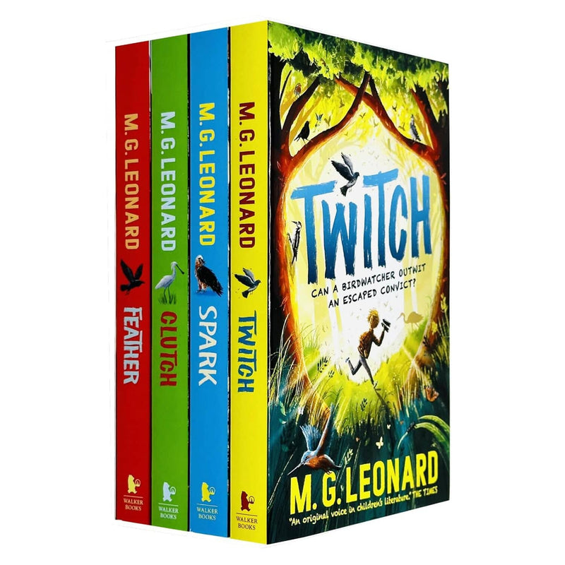 The Twitchers Series by M. G. Leonard: 4 Books Collection Set - Ages 8-13 - Paperback 9-14 Walker Books Ltd