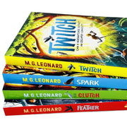 The Twitchers Series by M. G. Leonard: 4 Books Collection Set - Ages 8-13 - Paperback 9-14 Walker Books Ltd
