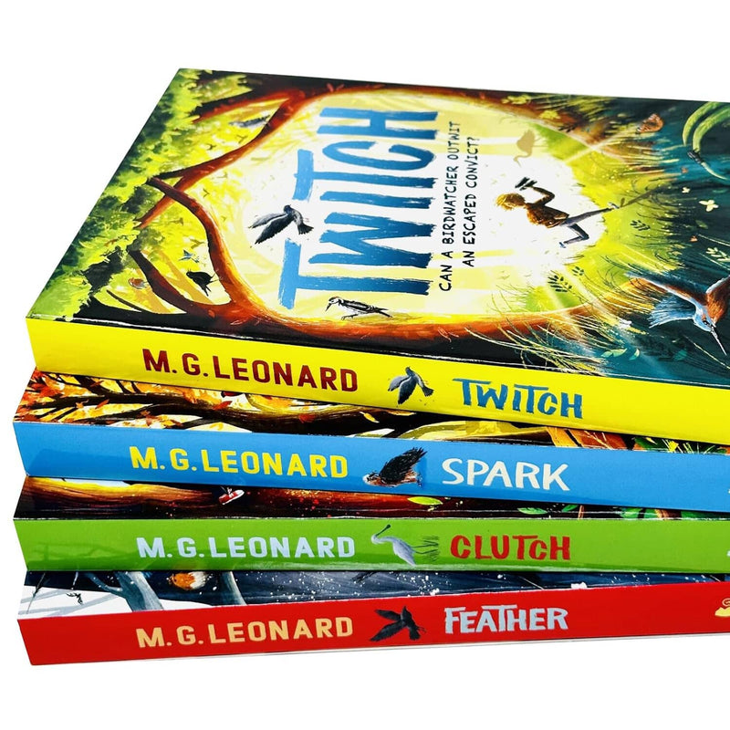 The Twitchers Series by M. G. Leonard: 4 Books Collection Set - Ages 8-13 - Paperback 9-14 Walker Books Ltd
