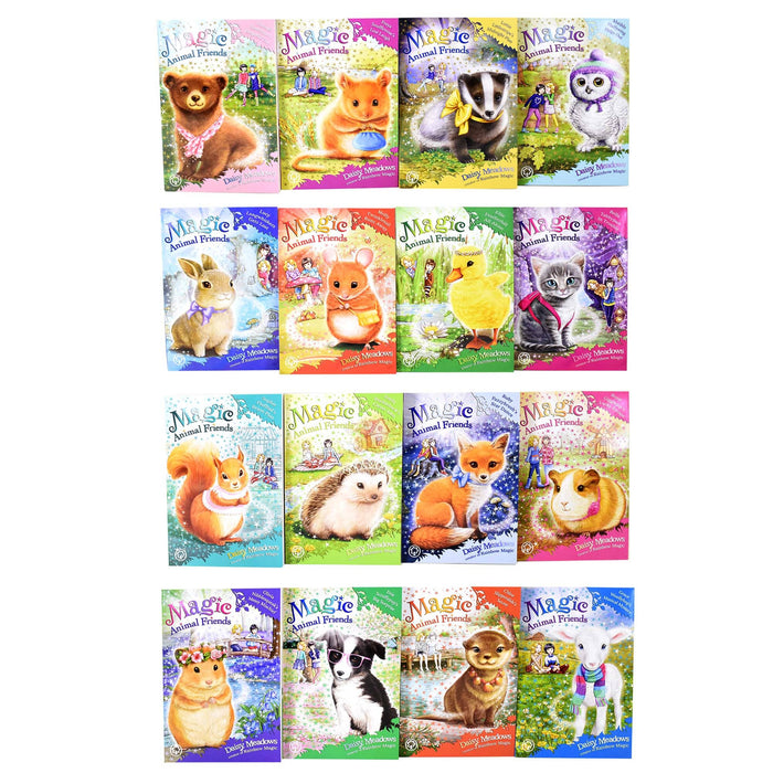 Magic Animal Friends By Daisy Meadows: 16 Books Children Pack Box Set - Ages 7-9 - Paperback 7-9 Orchard Books