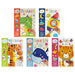 JOBLOT 7 - My First Stickers Dinosaurs, Pets, Space, Wild Animals & Ocean Life: 5 Titles 68 Activity Books Collection with Over 250 stickers in each book - Age 3-5- Paperback 0-5 Make Believe Ideas