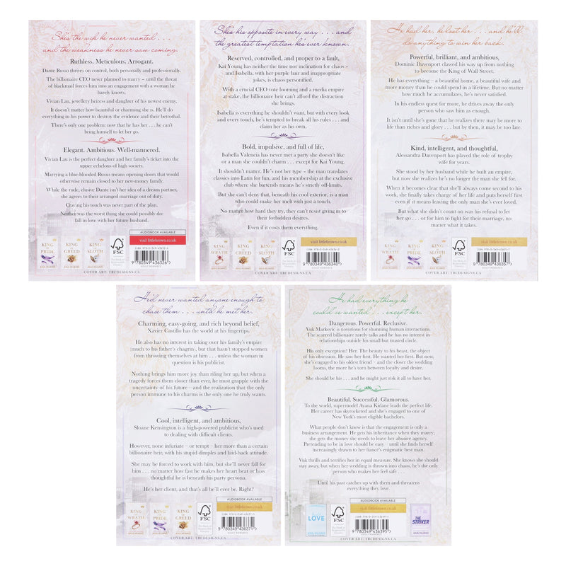 Kings of Sin Series By Ana Huang 5 Books Collection Box Set - Fiction - Paperback B2D DEALS Hachette UK