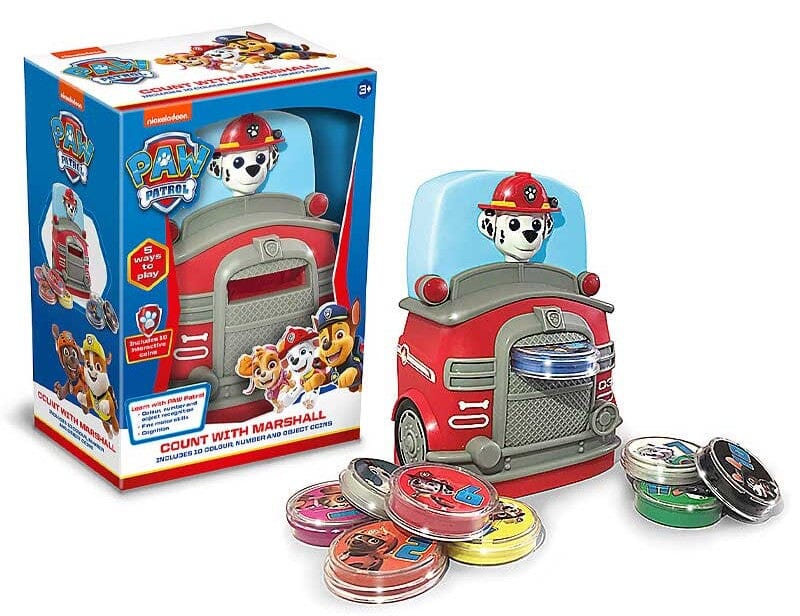 Paw Patrol Count With Marshall: Includes 10 Colour, Number And Object Coins - Ages 3+ 3-5 TRENDS UK LTD