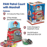Paw Patrol Count With Marshall: Includes 10 Colour, Number And Object Coins - Ages 3+ 3-5 TRENDS UK LTD