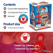 Paw Patrol Count With Marshall: Includes 10 Colour, Number And Object Coins - Ages 3+ 3-5 TRENDS UK LTD