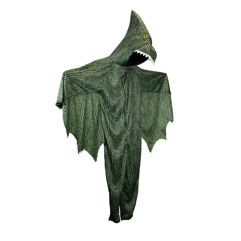 Smiffys Pterodactyl Dinosaur Costume, Green with Hooded Jumpsuit & Attached Wings, Children's Animal Fancy Dress, Animal Dress Up Costumes 3-5 Smiffys