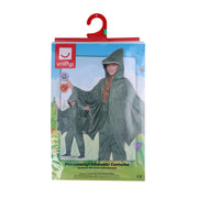 Smiffys Pterodactyl Dinosaur Costume, Green with Hooded Jumpsuit & Attached Wings, Children's Animal Fancy Dress, Animal Dress Up Costumes 3-5 Smiffys