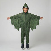 Smiffys Pterodactyl Dinosaur Costume, Green with Hooded Jumpsuit & Attached Wings, Children's Animal Fancy Dress, Animal Dress Up Costumes 3-5 Smiffys