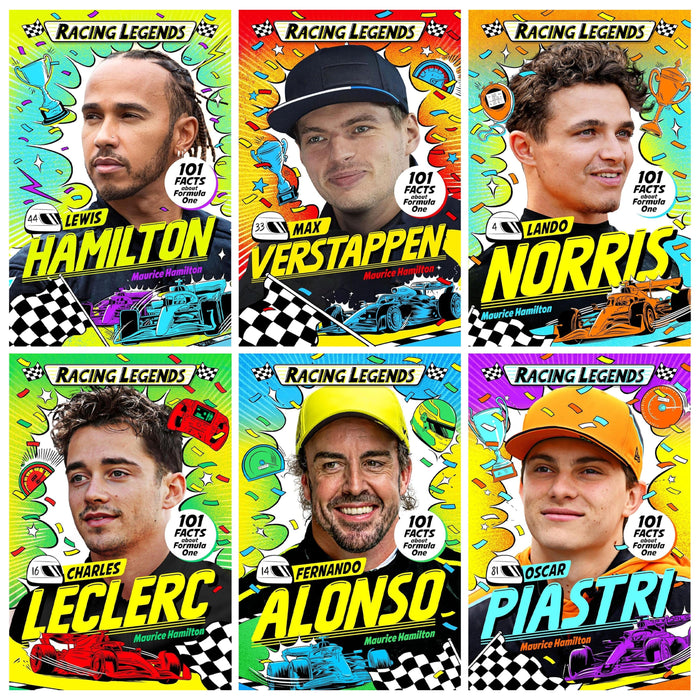 Racing Legends: 101 Facts about Formula One By Maurice Hamilton 6 Books Collection Set - Ages 7-9 - Paperback 7-9 Pan Macmillan