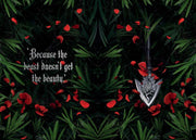 Reckless Journal (The Powerless Trilogy By Lauren Roberts) 240 Ruled Pages, Archival Paper, Metal Corners, Velvet Ribbon & Sprayed Edges - Hardcover Non-Fiction Insight Editions