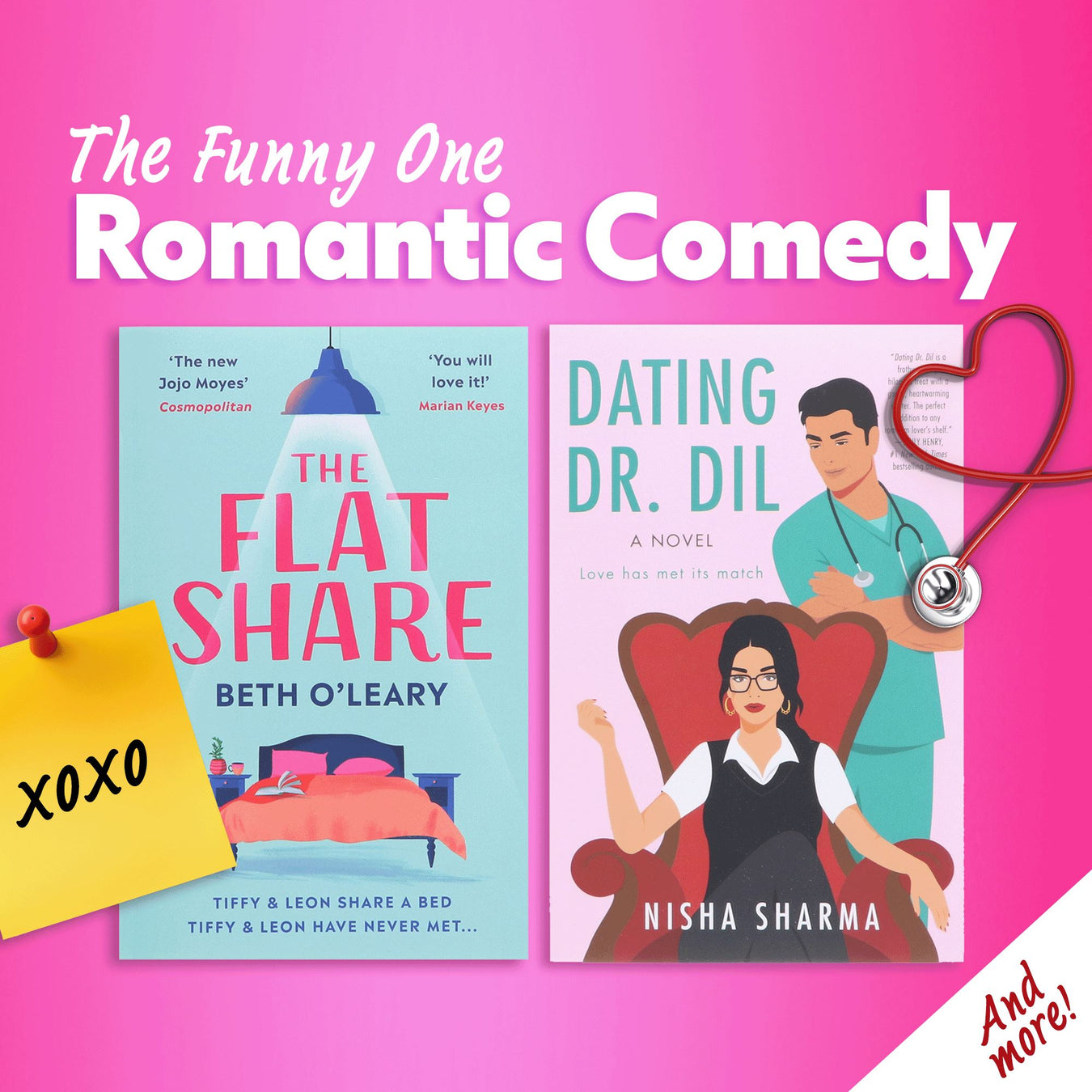 Valentine's Week 2025 The Lovesick Collection: The Funny One - Romantic Comedy 16 Books Set - Fiction - Paperback Fiction Various