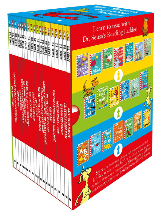 Dr. Seuss's Reading Ladder Learn To Read 20 Books Collection Box set - Age 3-7 - Paperback 5-7 HarperCollins Publishers