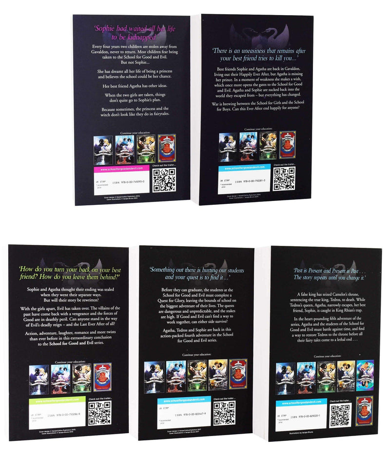 The School for Good and Evil Series by Soman Chainani 5 Books Collection Set - Age 8+ - Paperback 9-14 HarperCollins Publishers