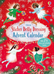 Sticker Dolly Dressing Advent Calendar: A Festive Collection of Dress Up Sticker Dolls, Puzzles, and other Activity Books - Ages 5+ - Paperback 5-7 Usborne Publishing Ltd