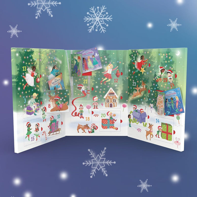 Sticker Dolly Dressing Advent Calendar: A Festive Collection of Dress Up Sticker Dolls, Puzzles, and other Activity Books - Ages 5+ - Paperback 5-7 Usborne Publishing Ltd