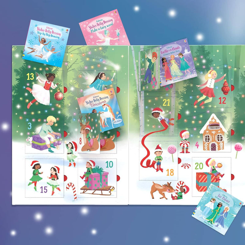Sticker Dolly Dressing Advent Calendar: A Festive Collection of Dress Up Sticker Dolls, Puzzles, and other Activity Books - Ages 5+ - Paperback 5-7 Usborne Publishing Ltd