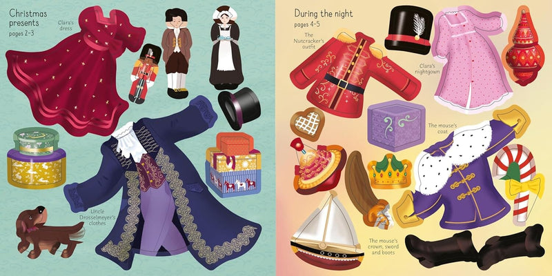 Sticker Dolly Dressing Advent Calendar: A Festive Collection of Dress Up Sticker Dolls, Puzzles, and other Activity Books - Ages 5+ - Paperback 5-7 Usborne Publishing Ltd