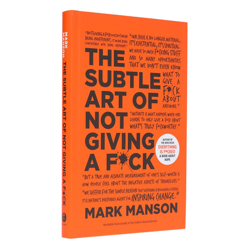 The Subtle Art of Not Giving a by Mark Manson - Non-Fiction - Hardback Non-Fiction HarperCollins Publishers