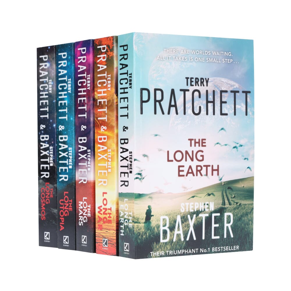 The Long Earth by Terry Pratchett & Stephen Baxter: Complete Books 1-5 Collection Set - Fiction - Paperback Fiction Corgi Books