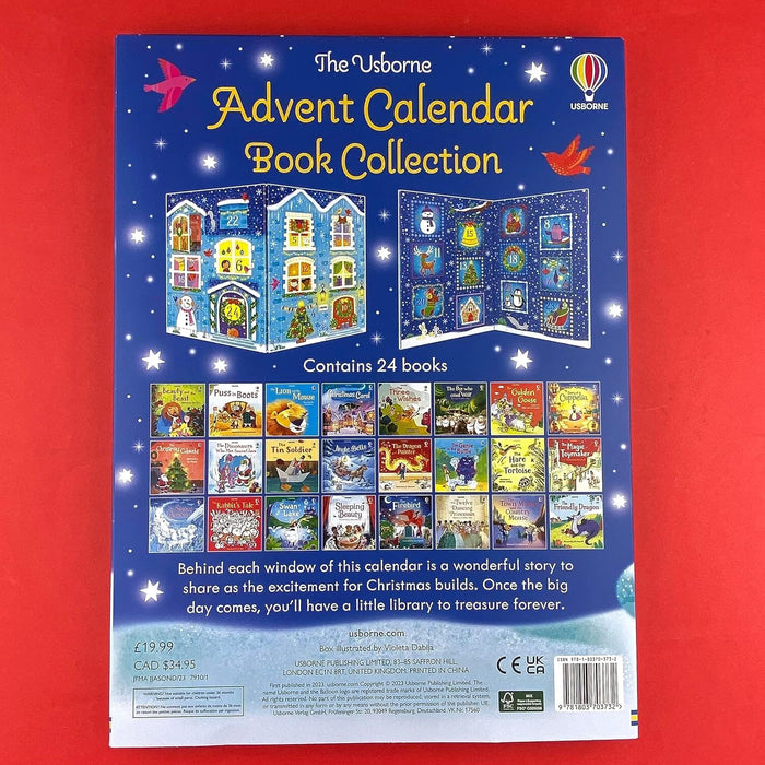 The Usborne Advent Calendar Book Collection 2: Classic Stories to Treasure over Christmas for Children - Ages 3+ - Paperback 3-5 Usborne Publishing Ltd
