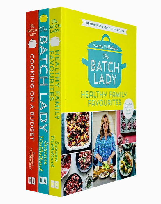 The Batch Lady Collection (The Batch Lady, Cooking on a Budget & Healthy Family Favourites) by Suzanne Mulholland 3 Books Set - Non Fiction - Hardback Non-Fiction Hachette