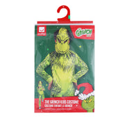 Smiffys Dr Seuss The Grinch Costume for Kids - Green Fancy Dress Jumpsuit with Character Mask, Children’s Party Outfit, Book Week & Holiday Dress Up 7-9 Smiffys
