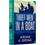Three Men In A Boat by Jerome K. Jerome - Fiction - Sprayed edges Hardback Fiction Wilco Books