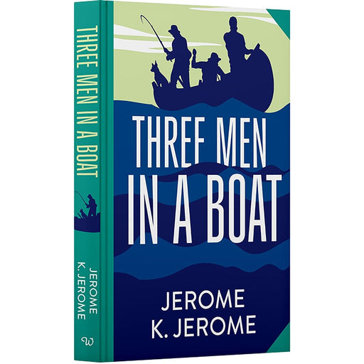 Three Men In A Boat by Jerome K. Jerome - Fiction - Sprayed edges Hardback Fiction Wilco Books