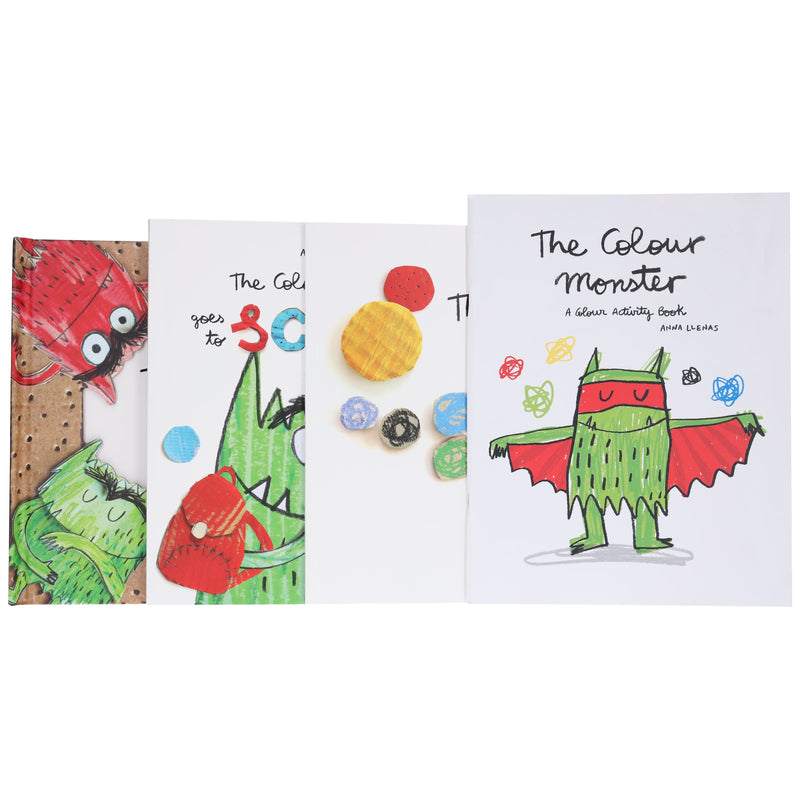 The Colour Monster by Anna Llenas: 4 Books Collection Set - Ages 2-4 - Paperback/Hardback 0-5 Bonnier Books Ltd