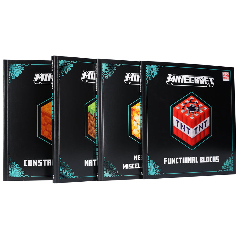 Minecraft Blocks Complete Collection 4 Books Box Set by Mojang AB - Ages 8+ - Paperback Non-Fiction HarperCollins Publishers