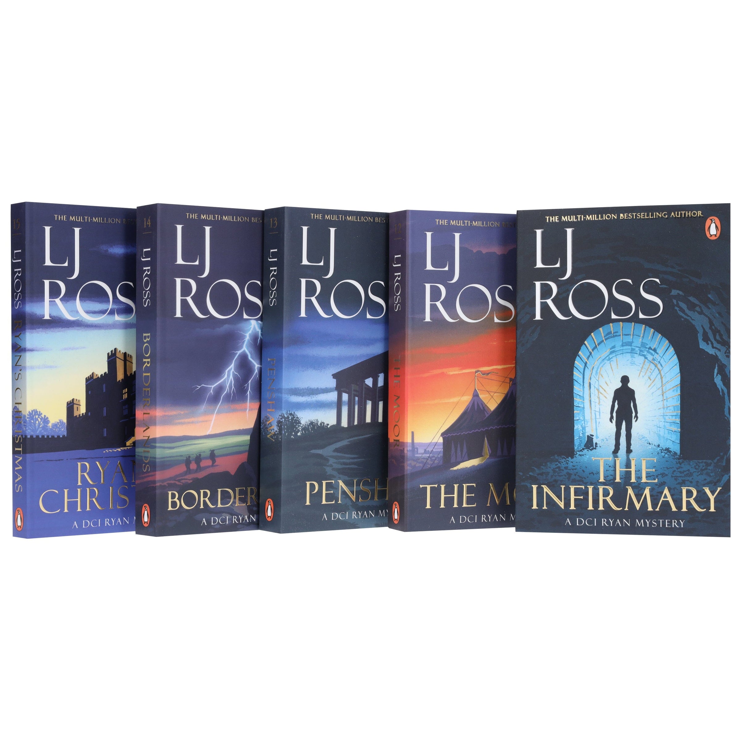 The DCI Ryan Mysteries (Vol. 11-15) By LJ Ross 5 Books Collection Set ...