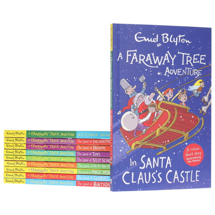 The Faraway Tree Adventures by Enid Blyton 10 Colour Stories Books Box Set - Age 7-9 - Paperback 7-9 Hachette