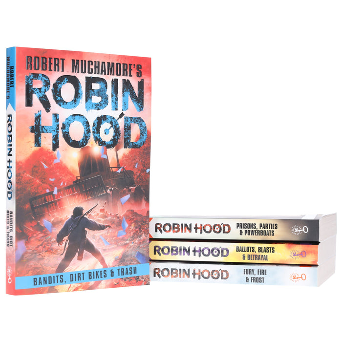 Robin Hood Series (Vol 6-9) by Robert Muchamore 4 Books Collection Set - Ages 12-17 - Paperback Young Adult Bonnier Books Ltd