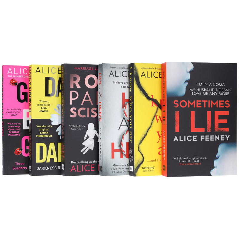 Alice Feeney 6 Books Collection Set - Fiction - Paperback Fiction HarperCollins Publishers