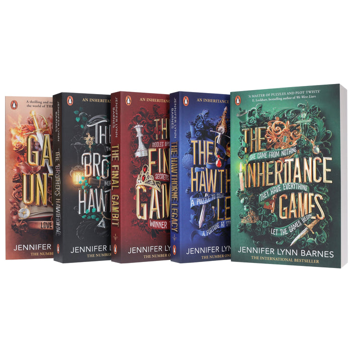 The Inheritance Games Series By Jennifer Lynn Barnes: 5 Books Collection Set - Ages 12-17 - Paperback Fiction Penguin Random House