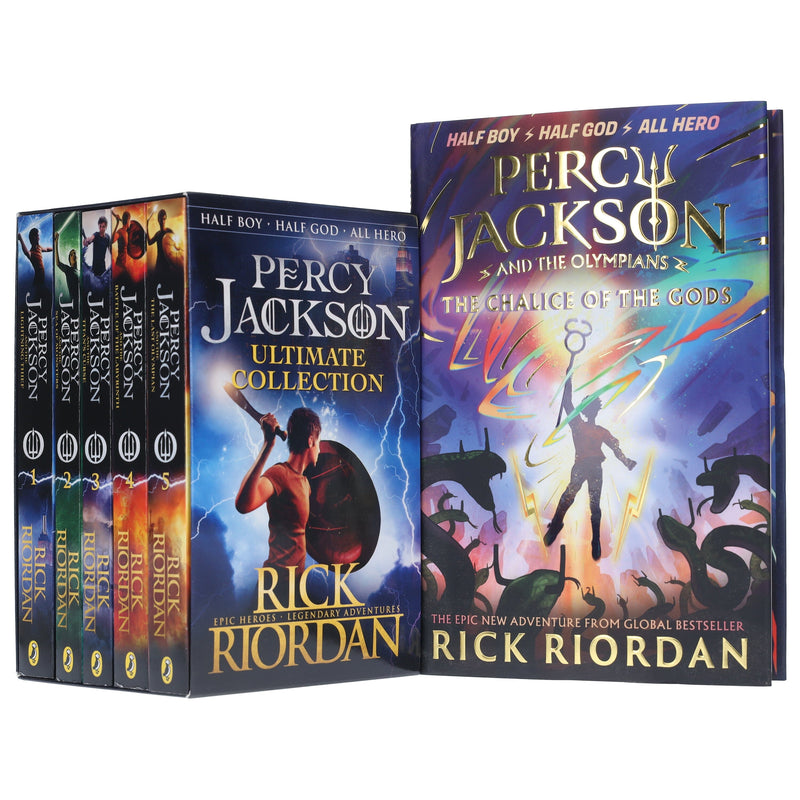 Percy Jackson by Rick Riordan 6 Books Collection Set - Ages 9-14 - Paperback/Hardback 9-14 Penguin